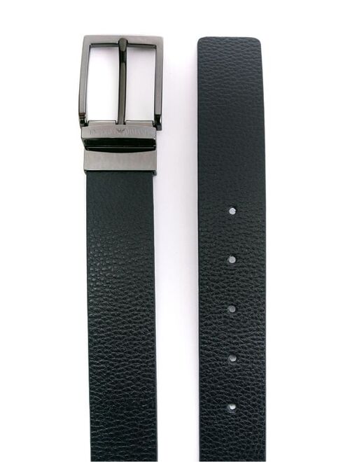 Emporio Armani polished buckle belt