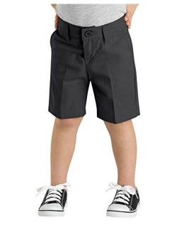 Girls' Flex Waist Slim Fit Flat Front Short