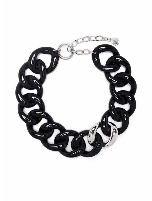 Emporio Armani chunky curb chain necklace