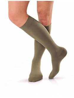 JOBST forMen Knee High 15-20 mmHg Compression Socks, Closed Toe, X-Large, Black