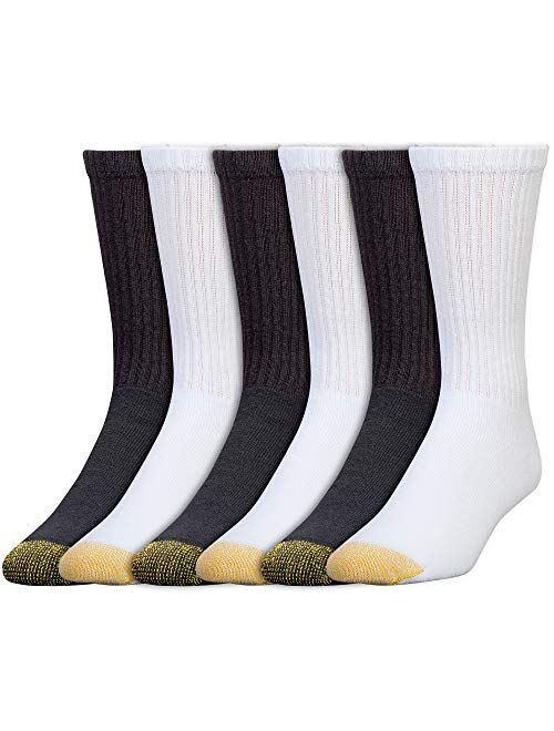 Gold Toe Men's 656s Cotton Crew Athletic Socks, Multipairs