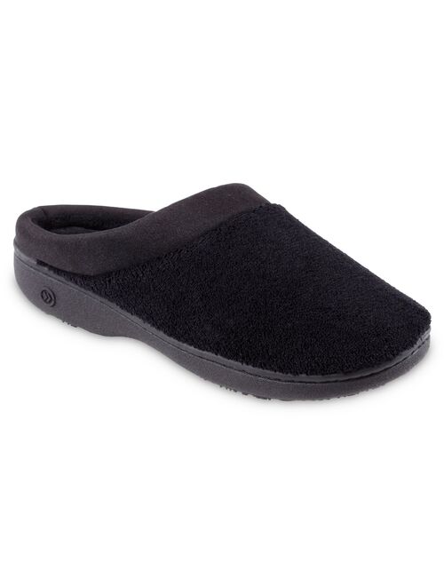 Women's isotoner Microterry Hoodback Clog Slippers