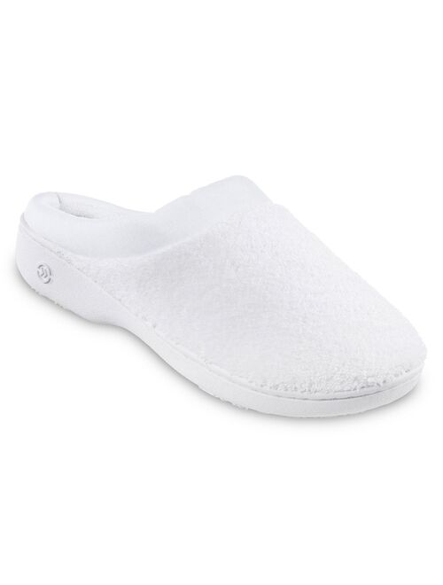 Women's isotoner Microterry Hoodback Clog Slippers