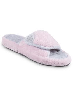 Microterry Pillowstep Spa Slippers with Memory Foam