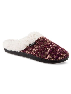 Amanda Chunky Sweater Knit Hoodback Slippers