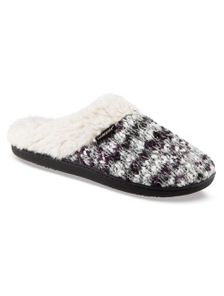 Amanda Chunky Sweater Knit Hoodback Slippers