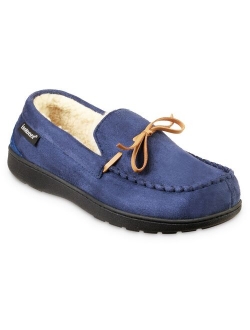 Recycled Moccasin Slippers with Memory Foam