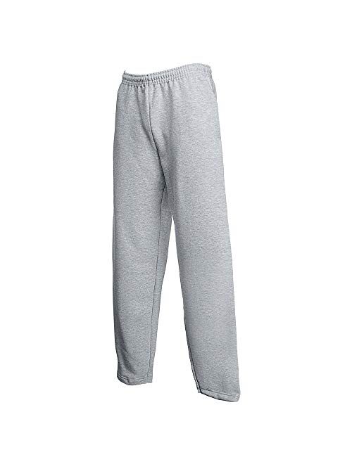 Fruit Of The Loom Mens Open Hem Jog Pants/Jogging Bottoms