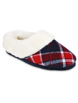 Women's Paige Plad Hoodback Slippers