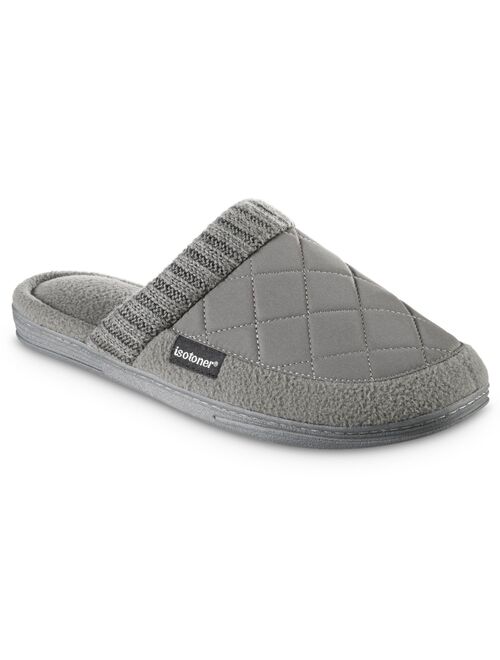 isotoner Levon Men's Quilted Clog Slippers