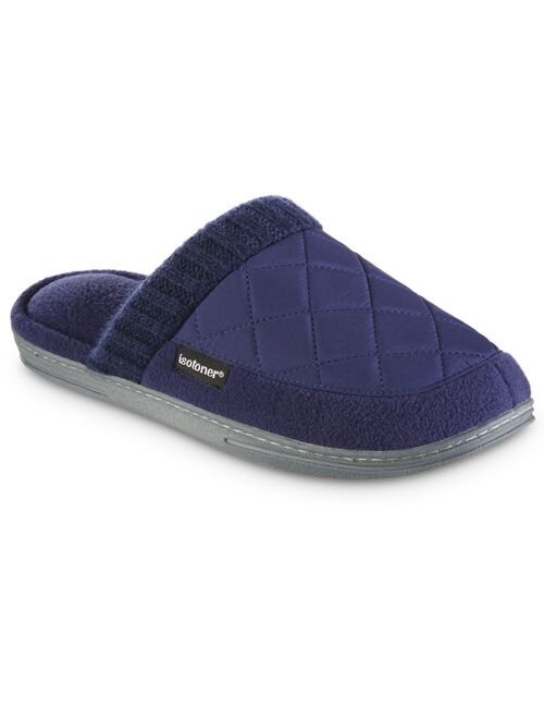 isotoner Levon Men's Quilted Clog Slippers