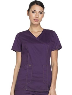 Essense DK804 Women's Mock Wrap Top