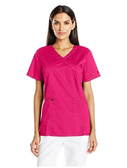 Dickies Essense DK804 Women's Mock Wrap Top