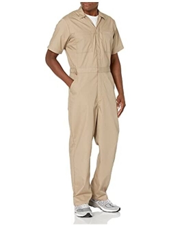 Men's Stain & Wrinkle-Resistant Short-Sleeve Coverall