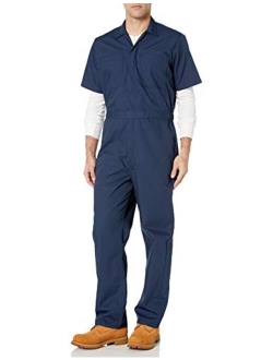 Men's Stain & Wrinkle-Resistant Short-Sleeve Coverall