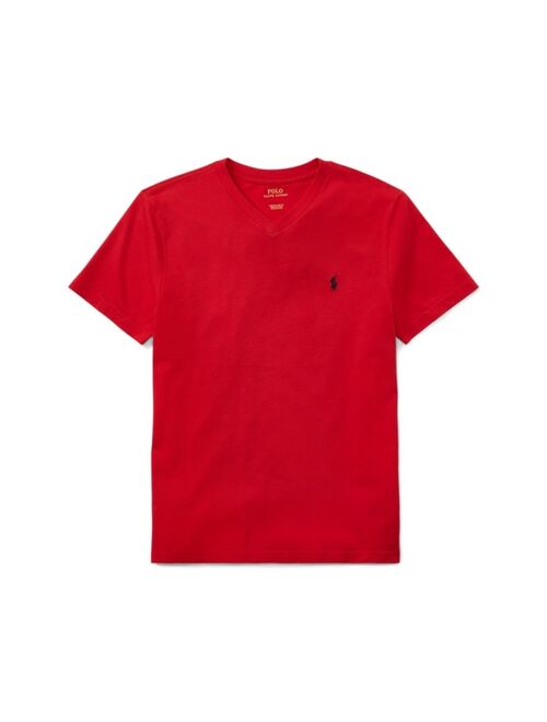 Polo Ralph Lauren Big Boys Cotton Jersey V-Neck T-Shirt