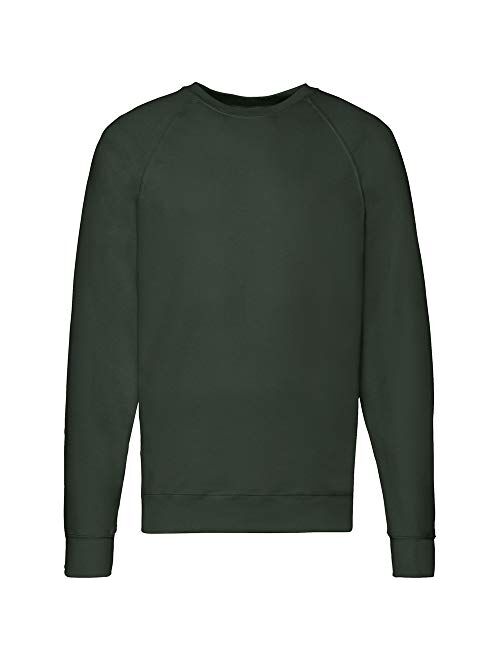 Fruit of the Loom Mens Lightweight Raglan Sweatshirt (240 GSM)