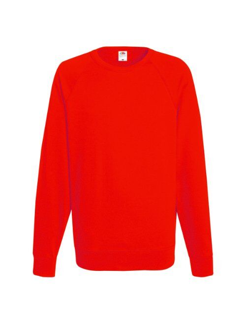 Fruit of the Loom Mens Lightweight Raglan Sweatshirt (240 GSM)