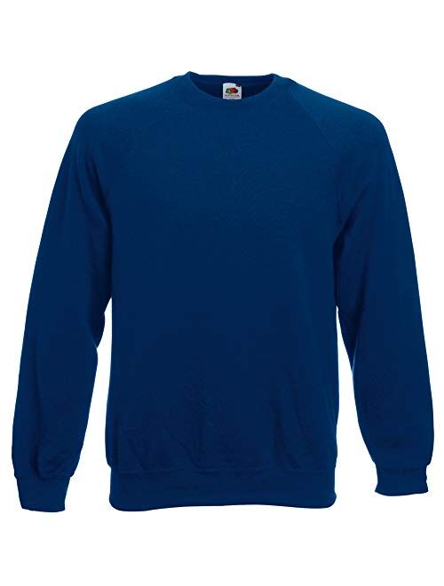 Fruit of the Loom Mens Lightweight Raglan Sweatshirt (240 GSM)