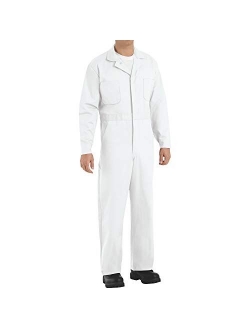 Red Kap Men's Button-Front Cotton Coverall