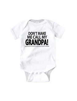 Southern Sisters Super Cute Don't Make Me Call My Grandpa Baby Romper For Grand Child Gift