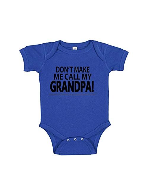 Southern Sisters Super Cute Don't Make Me Call My Grandpa Baby Romper For Grand Child Gift