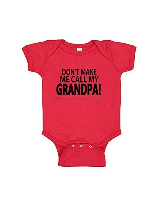 Southern Sisters Super Cute Don't Make Me Call My Grandpa Baby Romper For Grand Child Gift