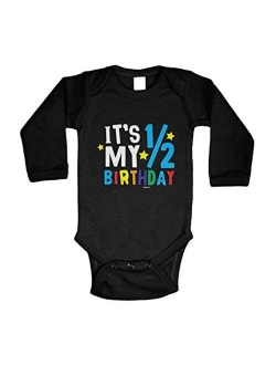 Haase Unlimited It's My 1/2 Birthday - Half 6 Months Old Bodysuit