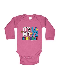 Haase Unlimited It's My 1/2 Birthday - Half 6 Months Old Bodysuit