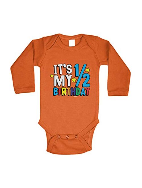 Haase Unlimited It's My 1/2 Birthday - Half 6 Months Old Bodysuit