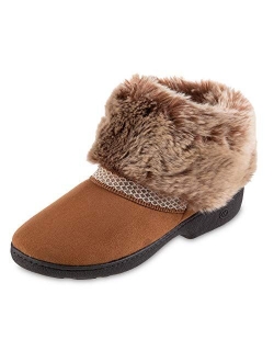 Women's Recycled Microsuede Mallory Boot Slipper, with Memory Foam