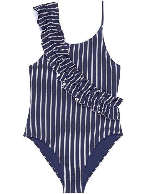 HABITUAL girl Ruched One-Piece Swimsuit (Big Kids)