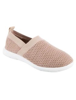 Signature Zenz from Isotoner Women's Indoor/Outdoor Elastic Sport Knit Elastic Slip-Ons