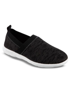 Signature Zenz from Isotoner Women's Indoor/Outdoor Elastic Sport Knit Elastic Slip-Ons