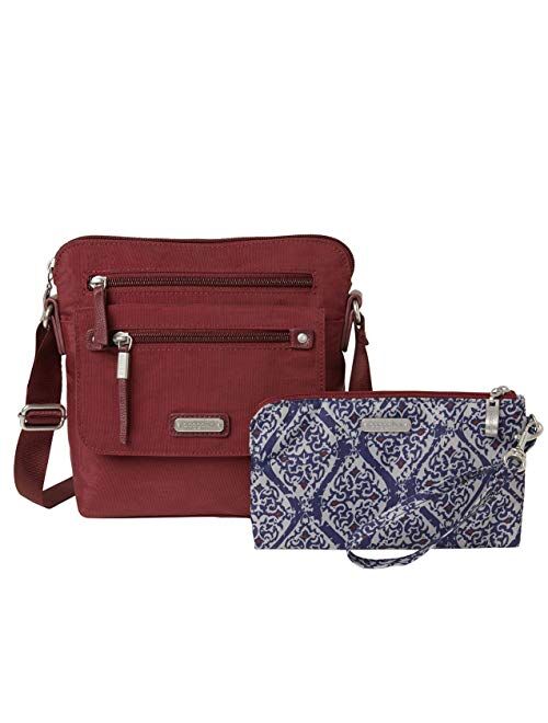 Baggallini Escape Crossbody with RFID Phone Wristlet