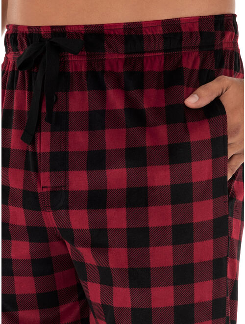 GEORGE Sleep Pants Elastic Waistband Pockets Super Soft Plaid Pajamas (Men's) 1 Pack