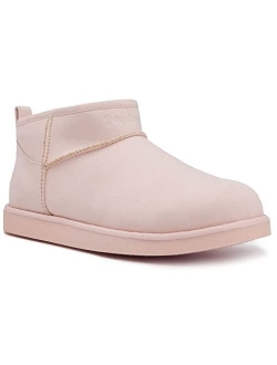 King Women's Slip On Winter Boots Warm Winter Booties