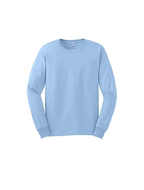 Gildan 2410 Ultra Cotton Adult Long-Sleeve T-Shirt with Pocket