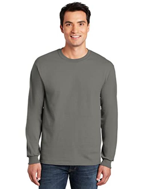 Gildan 2410 Ultra Cotton Adult Long-Sleeve T-Shirt with Pocket