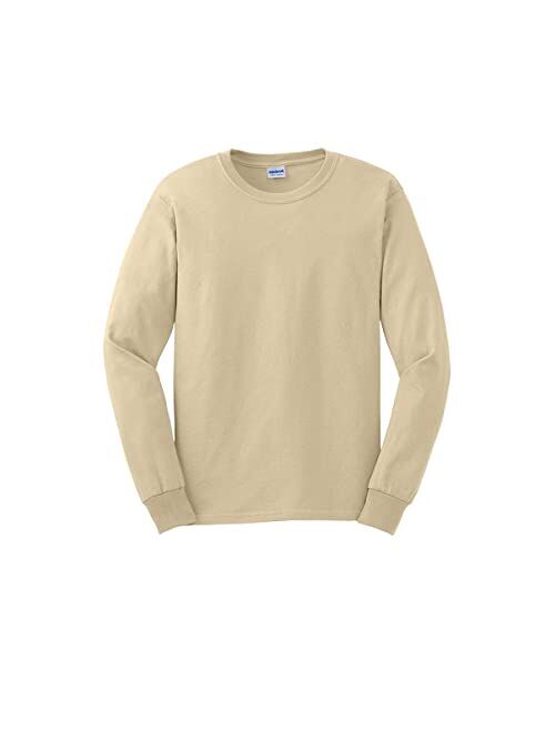 Gildan 2410 Ultra Cotton Adult Long-Sleeve T-Shirt with Pocket