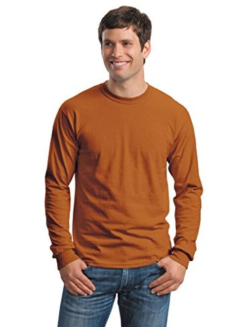 Gildan Ultra Cotton 6 oz. Long-Sleeve T-Shirt (G240) TEXAS ORANGE