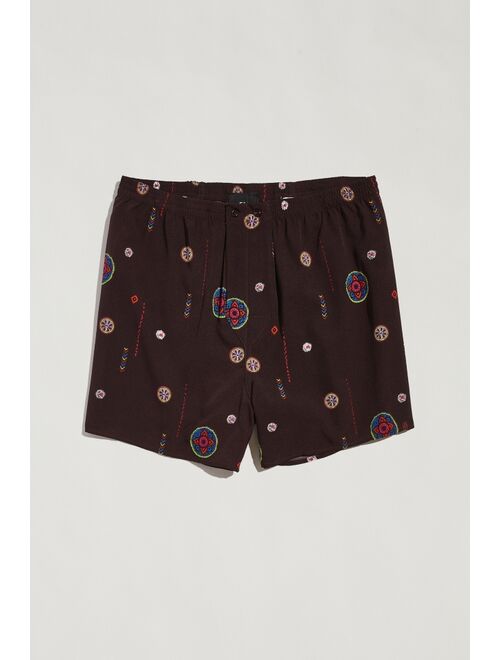 Urban Outfitters Geometric Print Woven Boxer Short