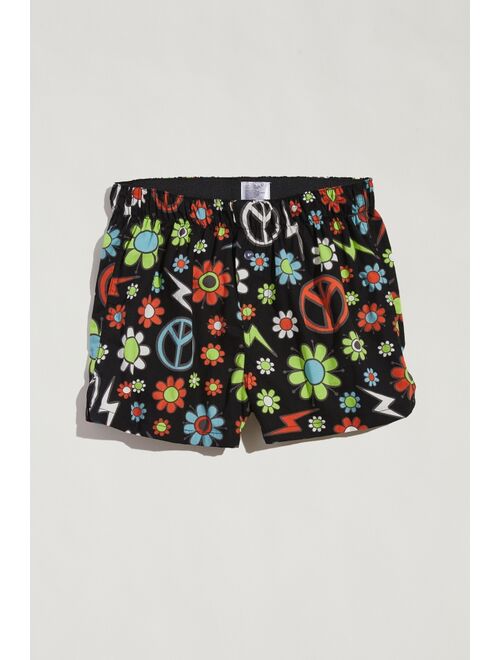 Urban Outfitters Peace & Flower Woven Boxer Short