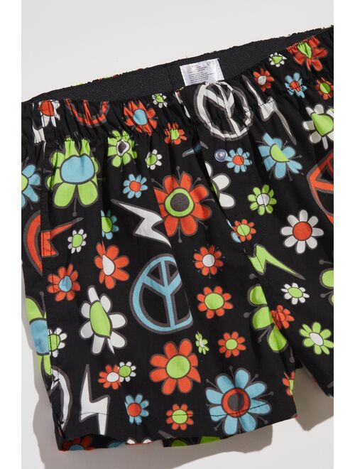 Urban Outfitters Peace & Flower Woven Boxer Short