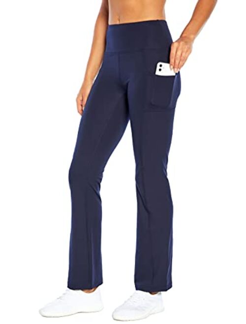 Bally Total Fitness Women's High Rise Pocket Slim Bootcut Pant