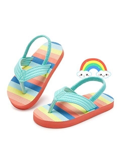 Smilore Toddler Flip Flops Boys & Girls Sandals | Kids Water Shoes for Beach and Pool