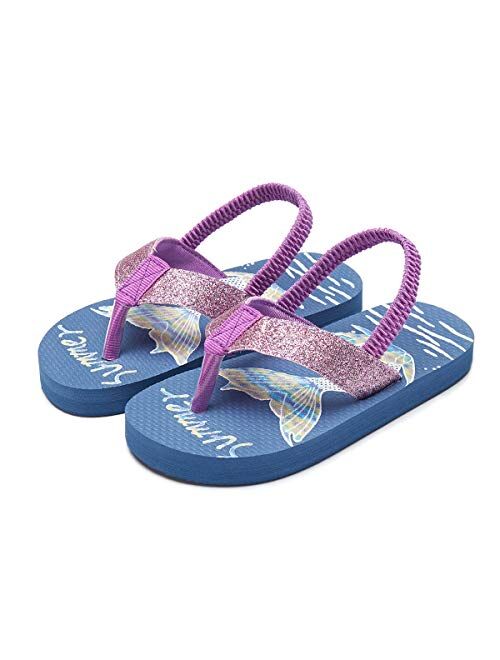 Smilore Toddler Flip Flops Boys & Girls Sandals | Kids Water Shoes for Beach and Pool