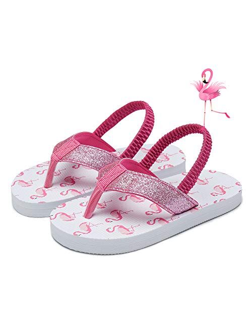 Smilore Toddler Flip Flops Boys & Girls Sandals | Kids Water Shoes for Beach and Pool