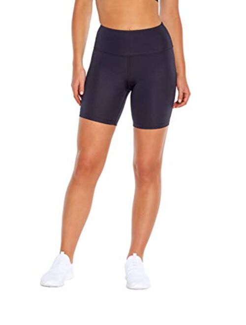 Bally Total Fitness Women's High Rise 7" Bike Short-2 Pack