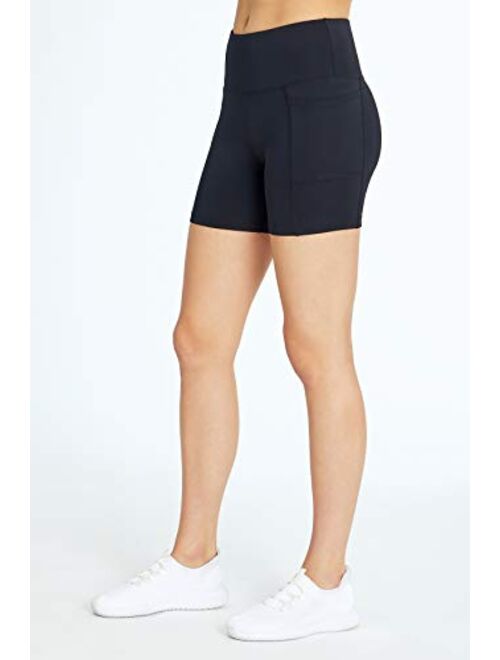 Bally Total Fitness Women's High Rise 5" Pocket Short